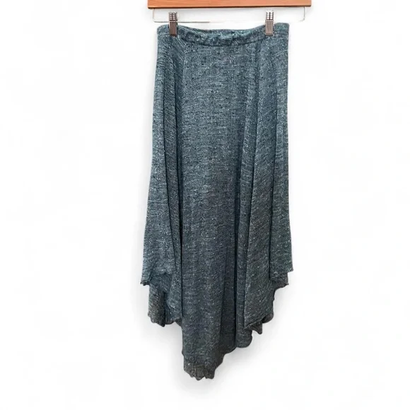Free People FP Beach starry eye maxi skirt Aqua Marled XS EUC 2016 - Picture 3 of 8